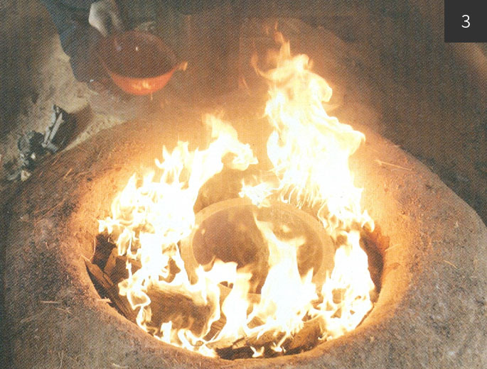 3_쇳물 녹이기와 주입_도가니 가열하기