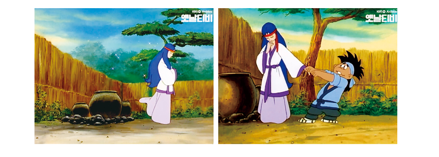 애니메이션 &amp;lt;배추도사 무도사의 옛날옛적에&amp;gt; &lsquo;우렁이 색시&rsquo; 중