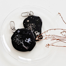 Porcelain Mirror Keyring